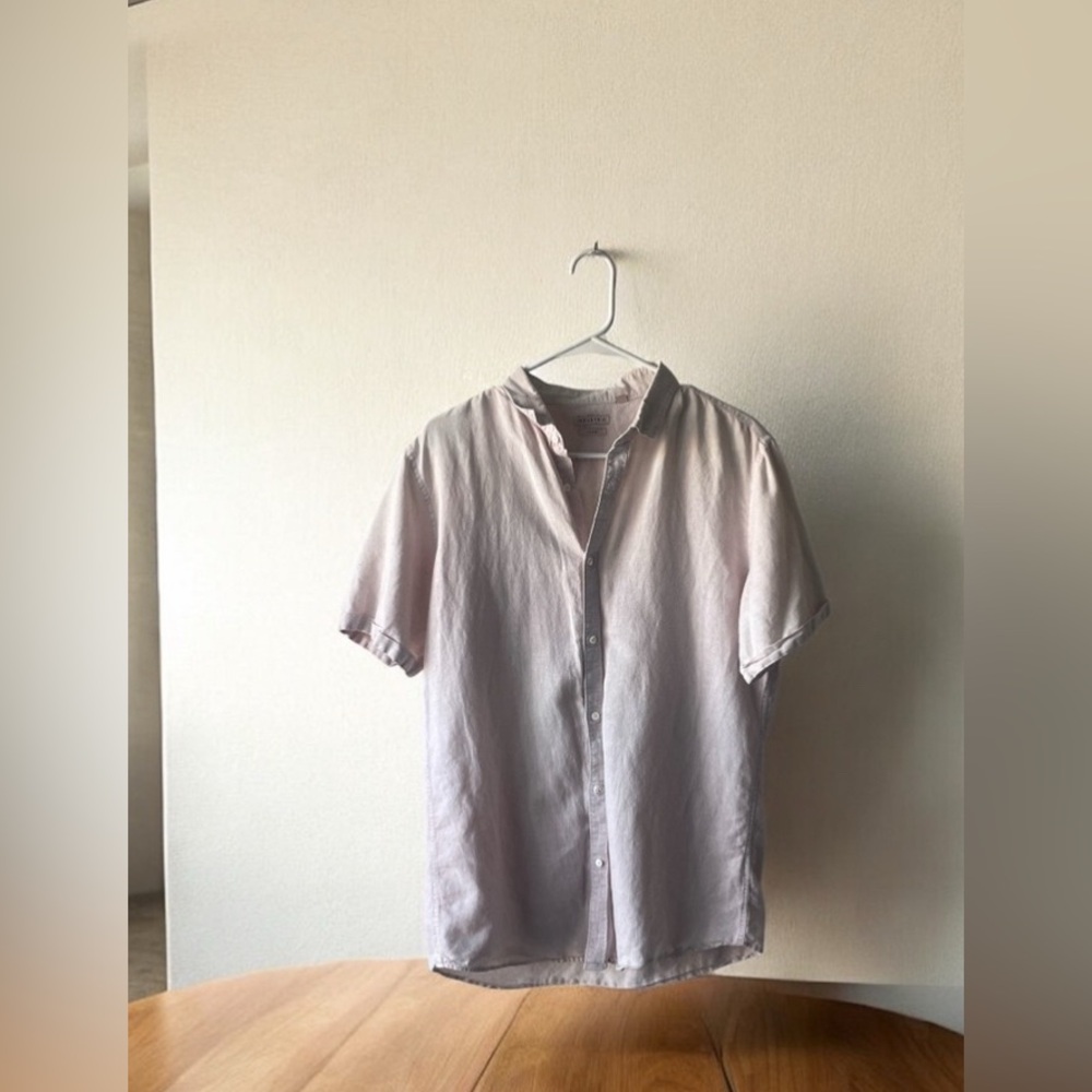 Industrie Clothing linen Soft Pink Men's Casual Shirt